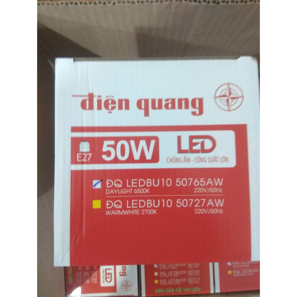 Đèn LED bulb công suất lớn Điện Quang ĐQ LEDBU10 40W/50W, chống ẩm