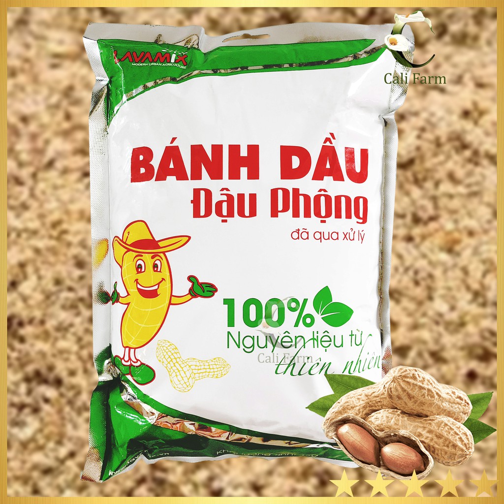 Phân Bánh Dầu ĐẬU PHỘNG Đã Qua Xử Lý 100% Nguyên liệu từ Thiên Nhiên - 1Kg