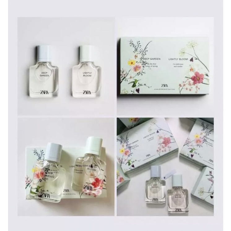 Set Nước Hoa ZARA EDP Lighty Bloom 30ml + Deep Garden 30ml chính hãng- LAMII BEAUTY