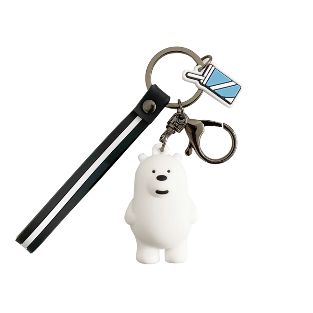 Móc khoá 3 anh em gấu we bare bear có mặt hình xinh xắn