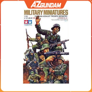 Mô Hình Quân Sự Military Miniatures German Assault Troops Lính Đức Tỉ Lệ 1/35 Chính hãng Tamiya