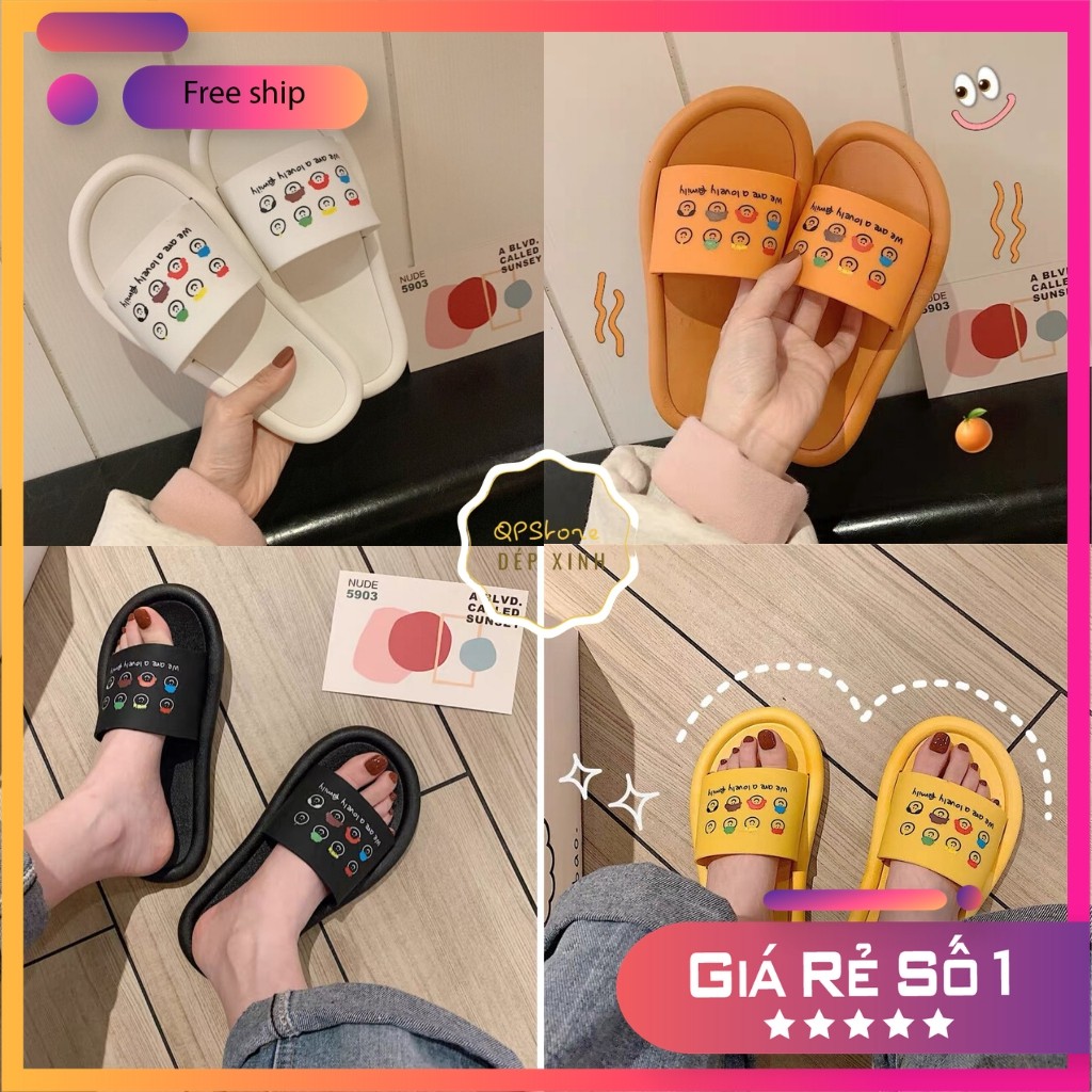 Dép đi trong nhà ulzzang Family hàn quốc chất liêu mềm mại thoải