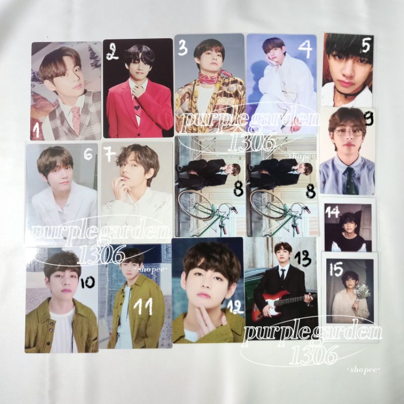 BỘ THẺ BÀI BO GÓC HÀN QUỐC MINIPHOTOCARD MINIPTC, PHOTOCARD CARD KIM TAEHYUNG  BTS