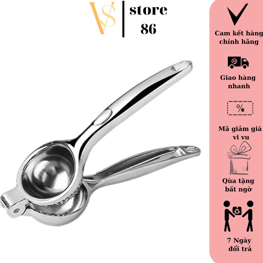 Dụng cụ ép chanh ,tắc bằng innox không gỉ-Cây vắt nước cốt chanh cho các chị em nội trợ tiện lợi VS STORE