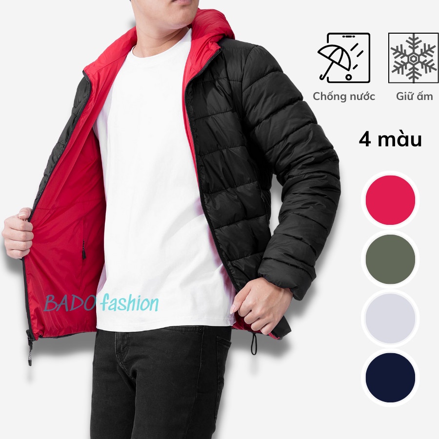 Áo Phao Lông Vũ Cao Cấp 2 Mặt, Chất Phao Dày Dặn, Dành cho cả Nam và Nữ, Chất Gió Chống Nước 2021 - Hàng nhập khẩu
