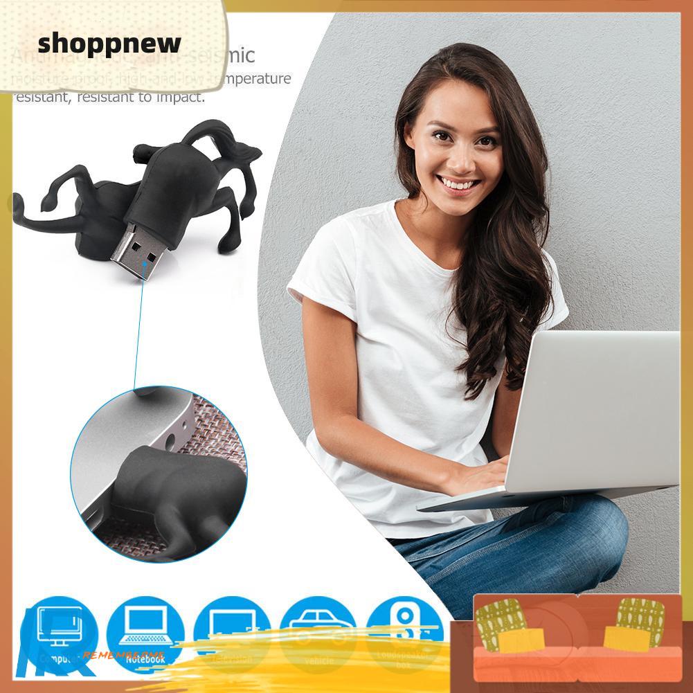 Usb 2.0 Hình Chú Ngựa Đen Cho Laptop / Máy Tính | BigBuy360 - bigbuy360.vn