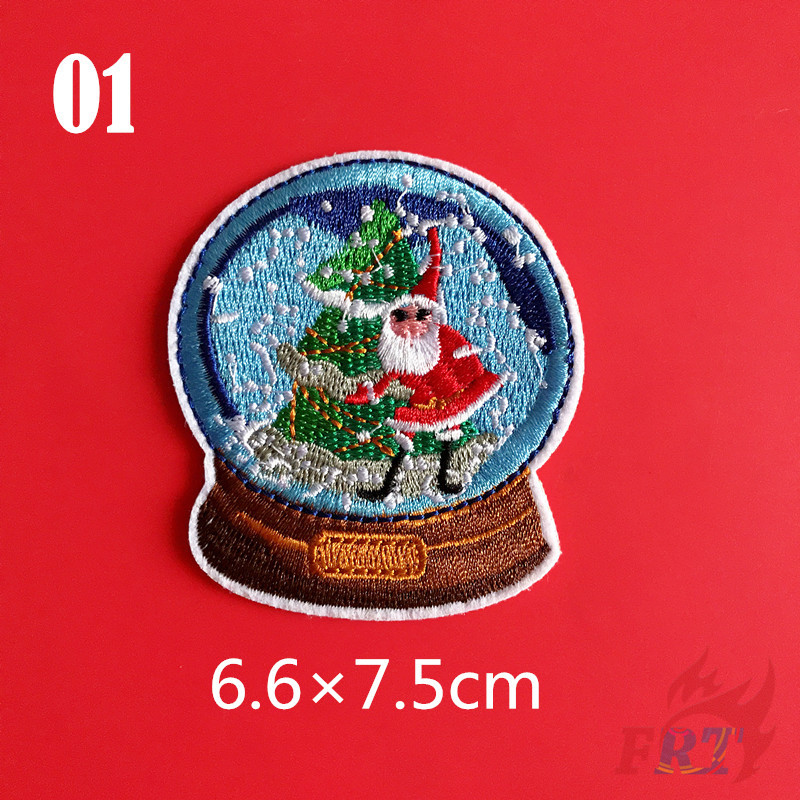 1 Miếng Dán Ủi Quần Áo Hình Giáng Sinh Dễ Thương