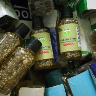 Combo Tinh dầu Tràm 50ml + 10 khăn yếm