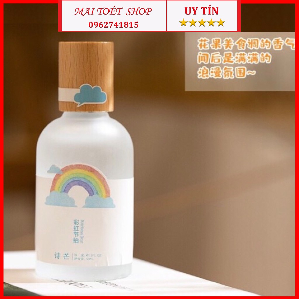 Xả Kho Nước Hoa Nữ Body Mist Nắp Gỗ Shimang Nội Địa Trung 50ml