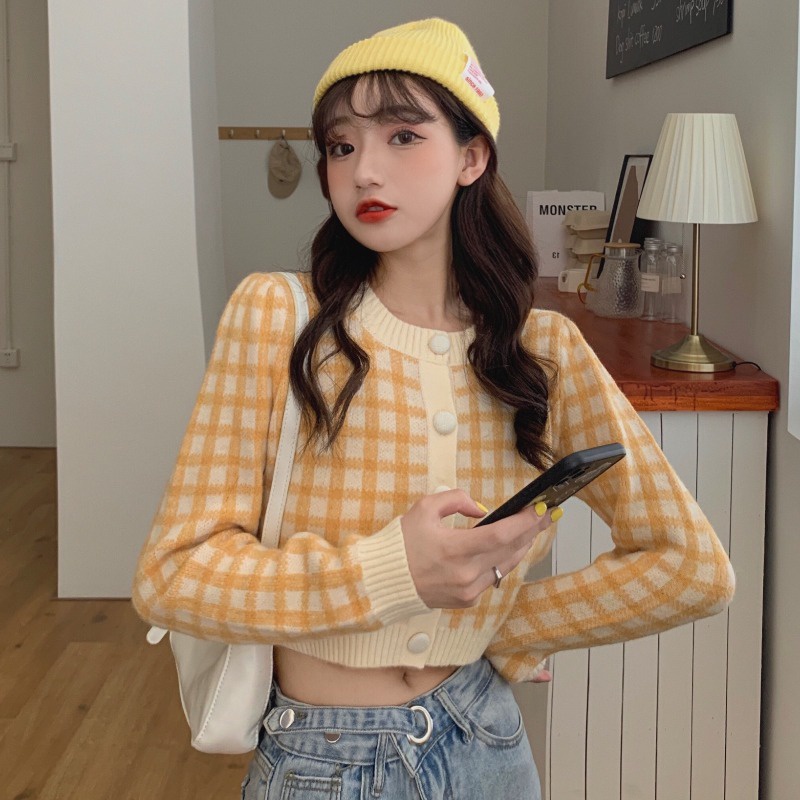 [CÓ SẴN] Áo len dệt kim cổ tròn phong cách Hàn Quốc trẻ trung cho nữ A1193 có video ảnh thật | BigBuy360 - bigbuy360.vn