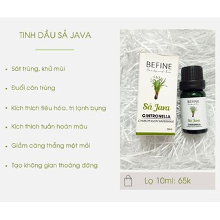 Tinh dầu sả Java Befine