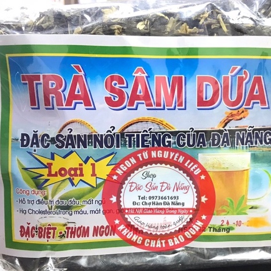 Trà Sâm Dứa Thanh Nhiệt Mát Gan Dễ Ngủ Thơm Ngon Gói 250g