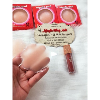 Hộp 2 miếng dán đầu ti, miếng dán nhũ hoa silicon sexy love,miếng dán nhũ hoa