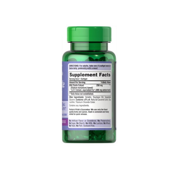 Combo thải độc mát gan sạch mụn ngừa nóng trong Puritan's Pride-Zinc for acne 100v Milk thistle 100mg 90v | BigBuy360 - bigbuy360.vn