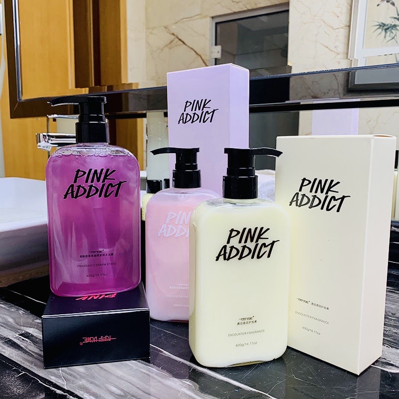 Sữa Tắm Ma Thuật PINK ADDICT Hương Thơm Quyến Rũ Lưu Hương Lâu Dưỡng Ẩm Trắng Da Sữa Tắm SHOWEL GEL PINKADDICT Tự Pha