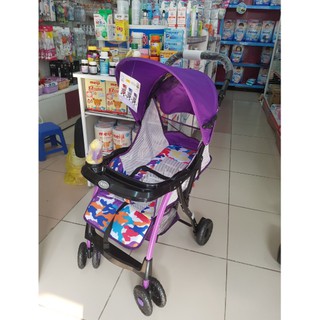 Xe đẩy lưới mùa hè cho bé baobaohao 722c màu tím - 3 tư thế