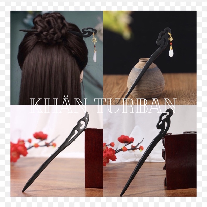 Trâm cài tóc cổ trang bằng gỗ - Khanturban.vn