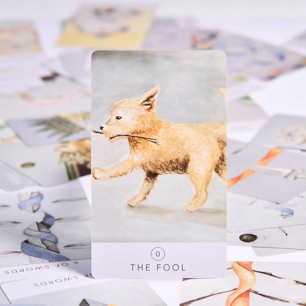 Bộ 78 Thẻ Bài Tarot Màu Trắng Chất Lượng Cao