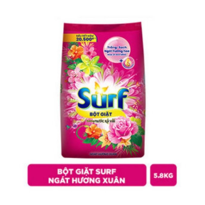 Bột giặt Surf 5.8kg 5.5kg