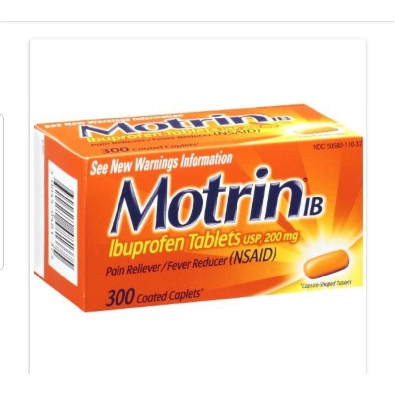 Viên uống Ibuprofen Motrin IB 200mg Mỹ 🇺🇸🇺🇸✈✈