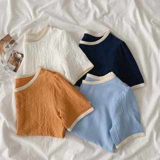 Áo crotop ngắn + áo nữ vải xô