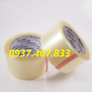 ⚡️ [Sale Kịch Sàn] COMBO 6 Cuộn  Băng keo trong, băng keo vàng * dán thùng * OPP 100 yar
