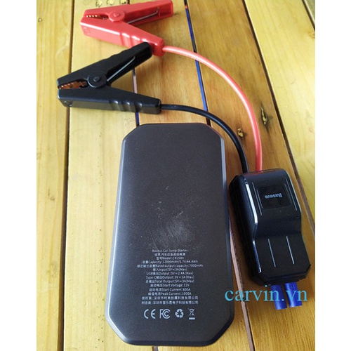 Bộ Kích Bình xe ô tô kiêm Sạc Dự Phòng Baseus Super Energy Car Jump Starter Pro CRJS03 12000mAh