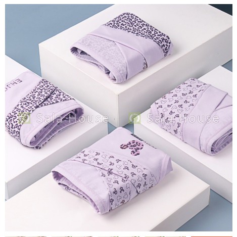 Quần lót bầu sau sinh cạp chéo cotton CAO CẤP cho bà bầu sinh thường hoặc sinh mổ size từ 43 - 85kg_𝐐𝐋𝟓𝟐( set 4quần)