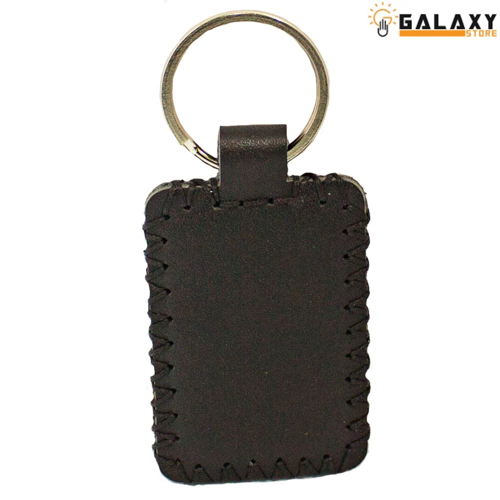 Combo Bộ Đôi Móc Khóa Cặp Da Thật Handmade Galaxy Store (Vàng + Đen)