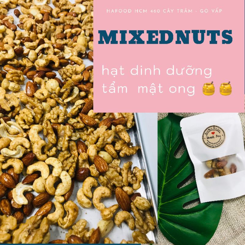 [Mã GROSALE2703 giảm 8% đơn 250K] Hạt Dinh Dưỡng Nướng Mật Ong Honey Roasted Mixed Nuts hũ 500g