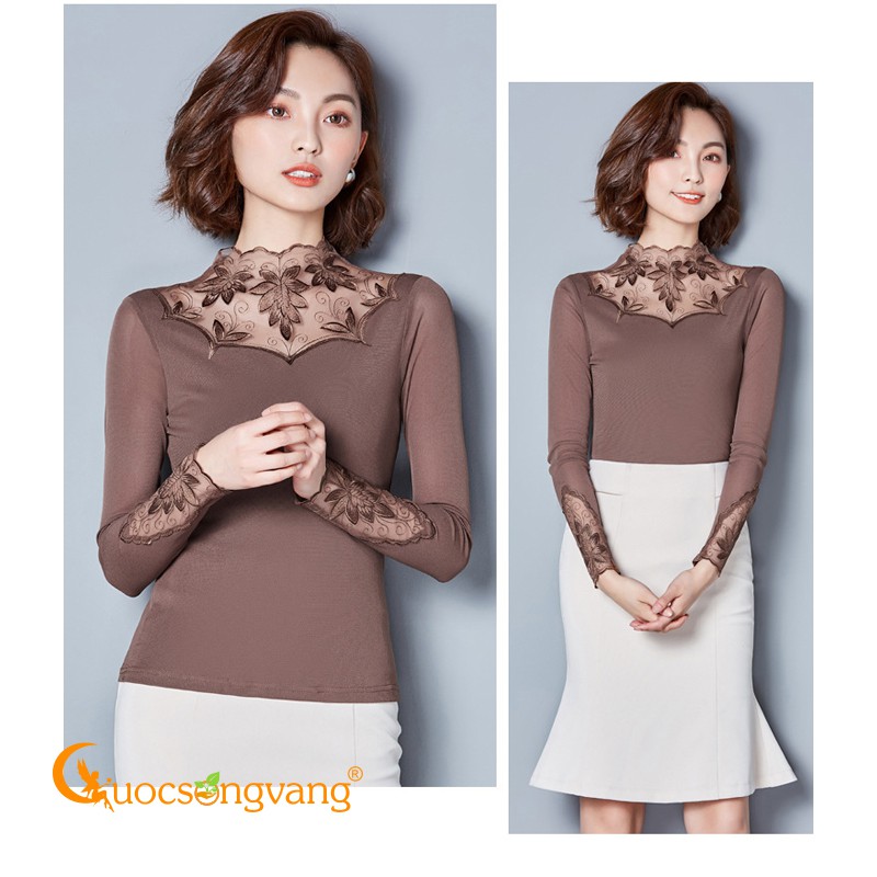 Áo nữ thun áo kiểu nữ dài tay GLA160 Cuocsongvang