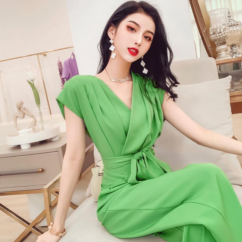 Mới Set Áo Sơ Mi Cột Dây + Quần Dài Ống Rộng Thời Trang Nữ Tính
