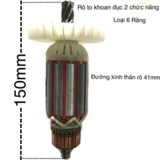 Rô to thay thế chung cho máy khoan đục