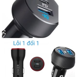 Sạc nhanh  ô tô Anker 2 cổng, 24w