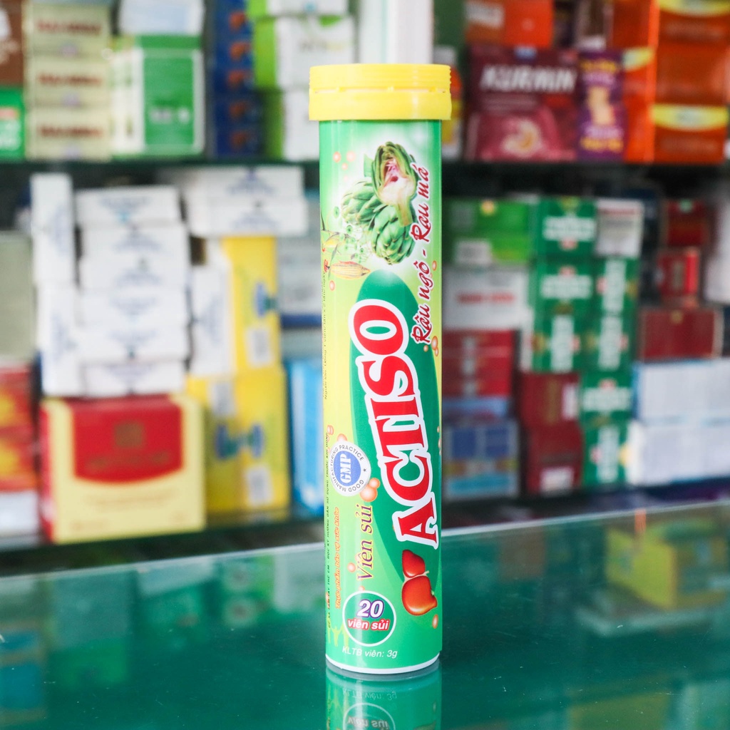 Actiso Râu Ngô Rau Má, hỗ trợ hạ nhiệt cơ thể, ngăn ngừa nhiệt miệng và suy nhược cơ thể
