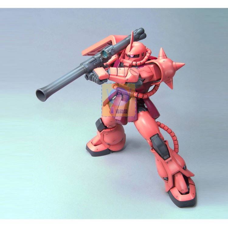 Mô Hình Lắp Ráp MG Zaku 2 MS-06S 1/100 Gundam Bandai Uc Đồ Chơi Anime Nhật
