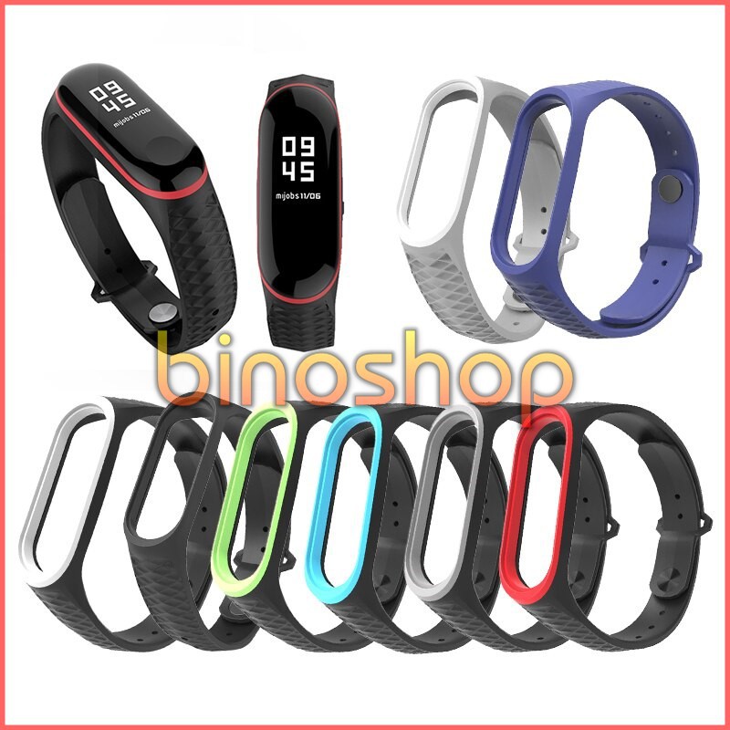 Dây đeo vân sần Miband 3 chính hãng Mijobs