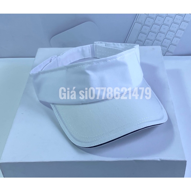 Nón kết nữa đầu thể thao thời trang - mũ lưỡi trai tenin trơn