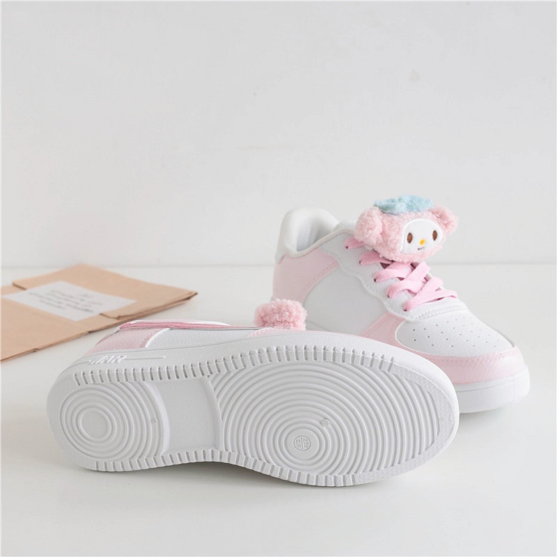 Giày thể thao nữ 8058 trắng phối hồng xanh da cao cấp đế cao 3 cm phong cách sneaker ulzzang hàn quốc hot 2021