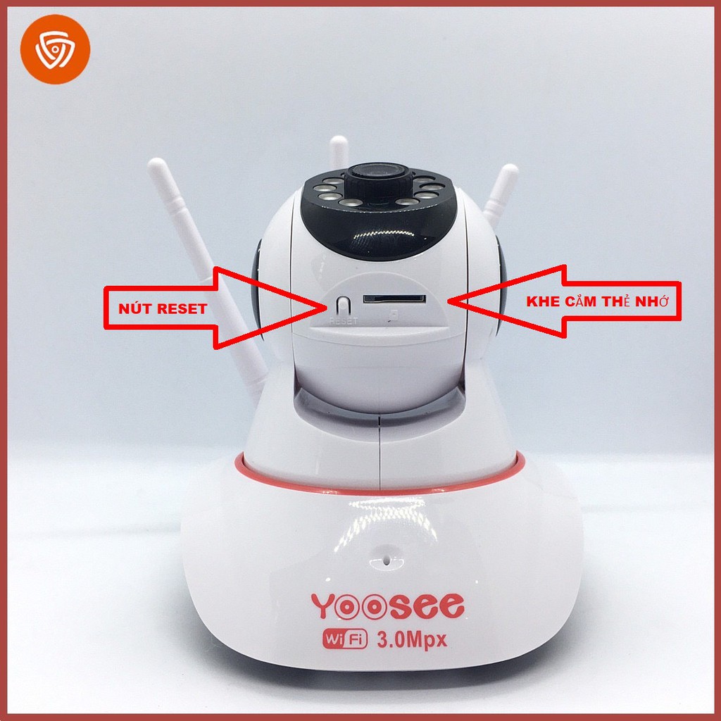 Camera Yoosee 3 râu 3.0Mpx 11led quan sát cho ảnh màu cả ban đêm - Bảo hành 12 tháng - Kèm thẻ nhớ tới 64GB
