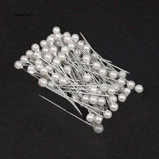 100 châm cài tóc gắn ngọc trai tròn đơn giản kích thước 4mm x 32mm