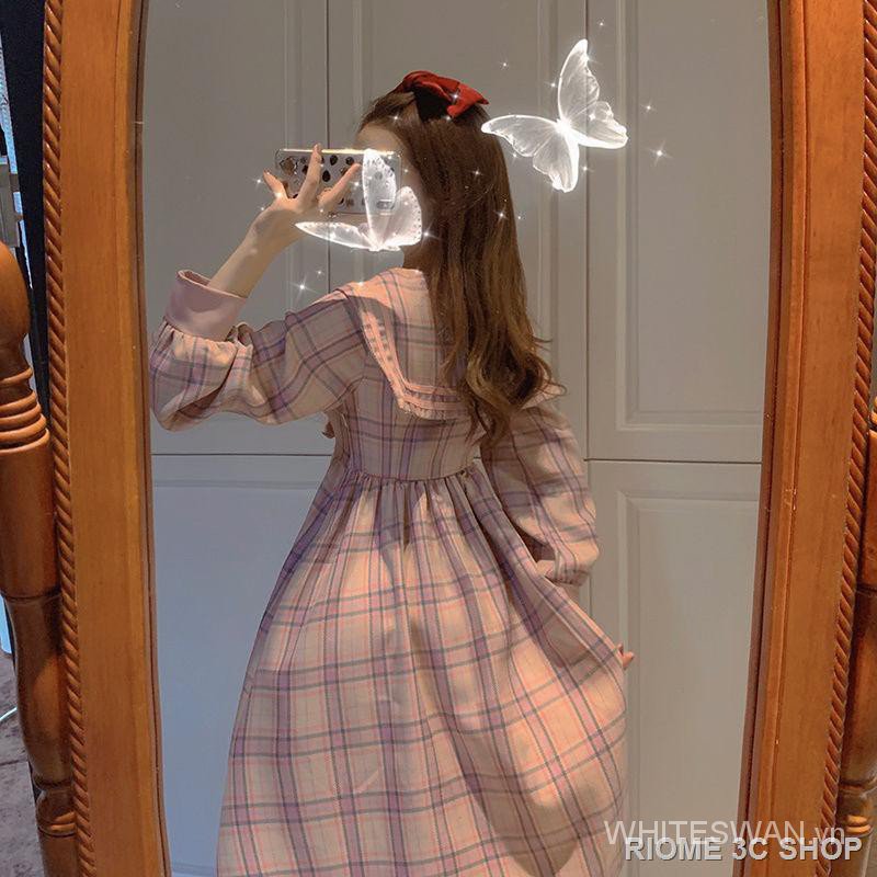 "Free perfume" lovely female doll antique plaid dress | BigBuy360 - bigbuy360.vn