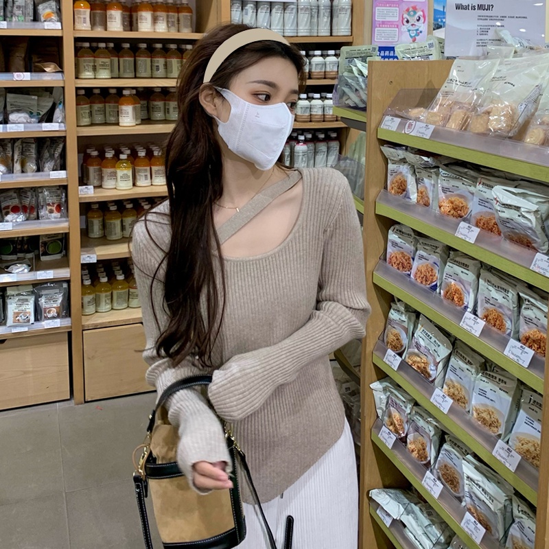 NRVP Áo Sweater Dài Tay Phong Cách Hàn Quốc Sành Điệu Dành Cho Nữ