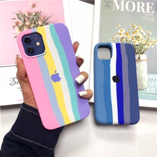 Ốp điện thoại silicon có logo Apple chống rơi cho iPhone 11 12 Pro X Xr Xs Max 7 8 Plus SE 2020