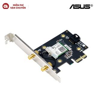 Card Mạng Wifi Asus PCE-AX3000 PCI-e a/b/g/n/ax3000 2.4GHz/5GHz - Hàng Chính Hãng