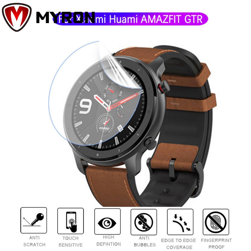 Miếng Dán Màn Hình Tpu Mềm Trong Suốt Cho Đồng Hồ Thông Minh Huami Amazfit Gtr