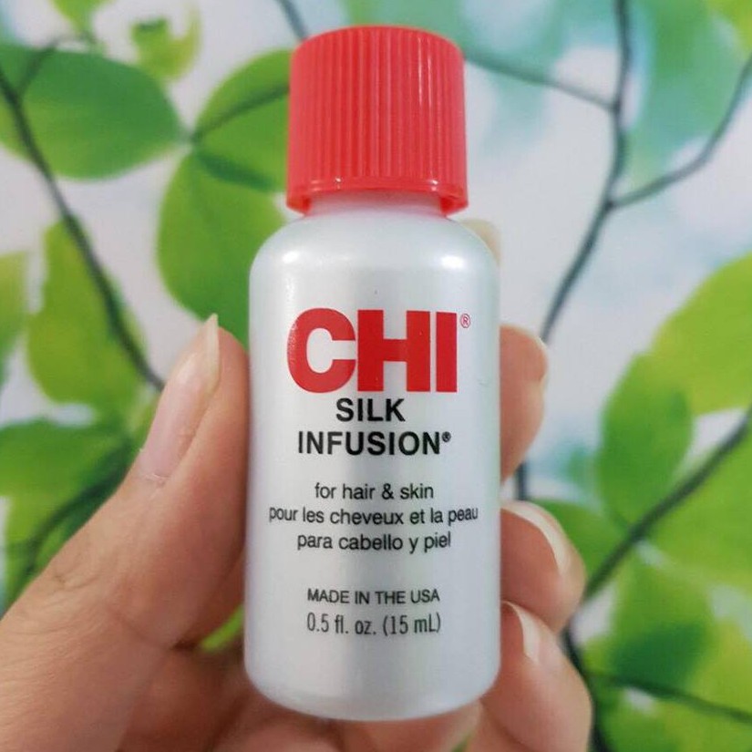 Tinh Dầu Dưỡng Tóc CHI SILK INFUSION Nhỏ 15ml