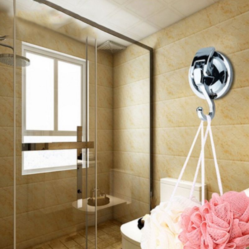 Set 2 Móc Hít Chân Không Treo Đồ Dùng Nhà Bếp / Phòng Tắm