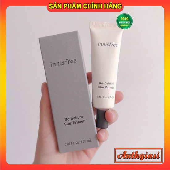 Kem lót trang điểm \ kiềm dầu Innisfree No-sebum Primer siêu che phủ lỗ chân lông 25ml [Mới 2019]