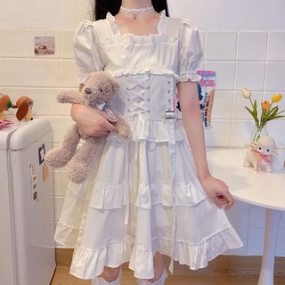 Váy đầm Gothic Lolita bó eo
